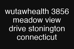 wutawhealth 3856 meadow view drive stonington connecticut